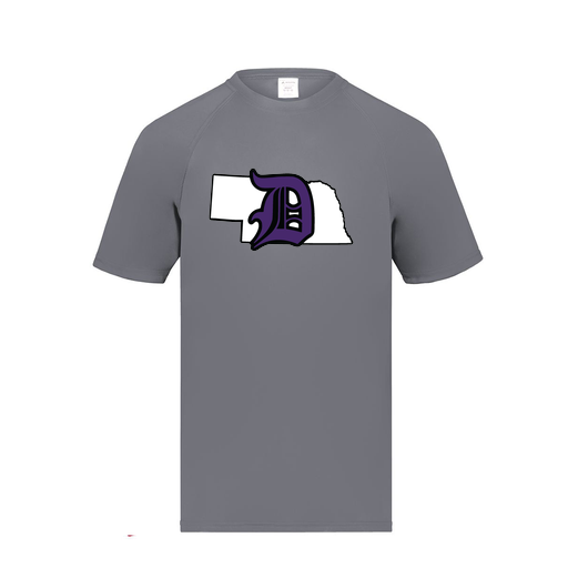 [2790.059.S-LOGO1] Men's Smooth Sport T-Shirt (Adult S, Gray, Logo 1)