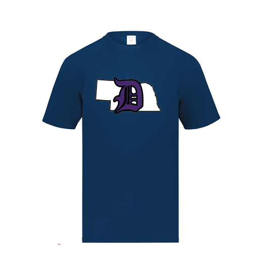 [2790.065.S-LOGO1] Men's Smooth Sport T-Shirt (Adult S, Navy, Logo 1)
