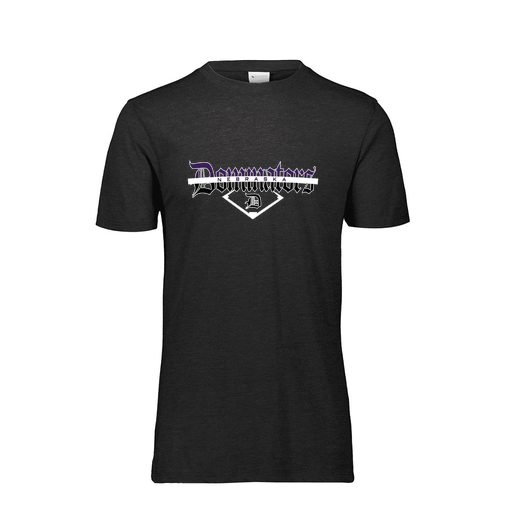 [FTSCUBBK-AS-LOGO3] Decker Men's Tri-Blend T-Shirt - Short Sleeve (Adult S, Black, Logo 3)