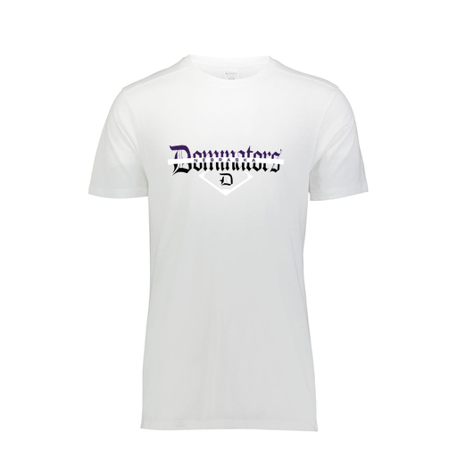 [FTSCUBWH-AS-LOGO3] Decker Men's Tri-Blend T-Shirt - Short Sleeve (Adult S, White, Logo 3)