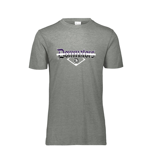 [FTSCUBGY-YS-LOGO3] Decker Youth Tri-Blend T-Shirt - Short Sleeve (Youth S, Gray, Logo 3)