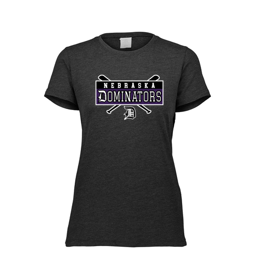 [FTSCUBBK-FAXS-LOGO2] Decker Women's Tri-Blend T-Shirt - Short Sleeve (Female Adult XS, Black, Logo 2)