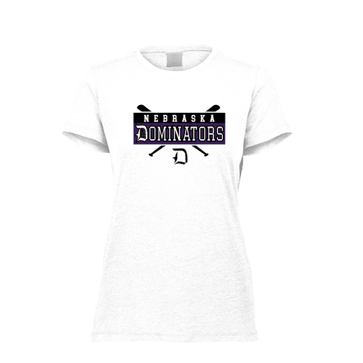 [FTSCUBWH-FAXS-LOGO2] Decker Women's Tri-Blend T-Shirt - Short Sleeve (Female Adult XS, White, Logo 2)