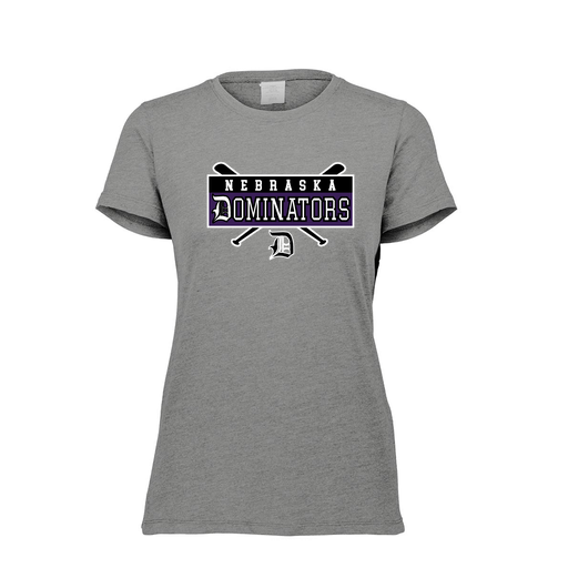 [FTSCUBGY-FAXS-LOGO2] Decker Women's Tri-Blend T-Shirt - Short Sleeve (Female Adult XS, Gray, Logo 2)
