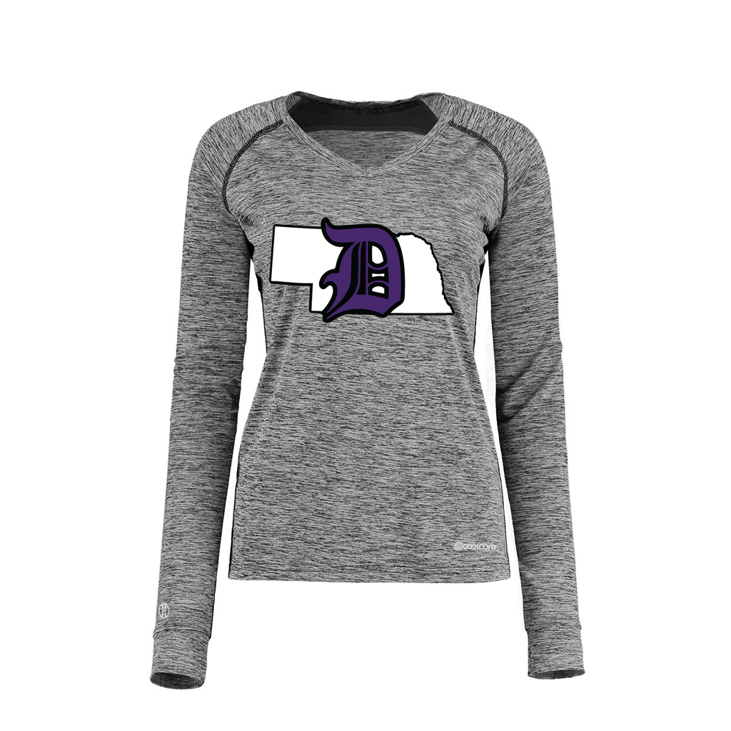 Ladies Electric Long Sleeve Shirt