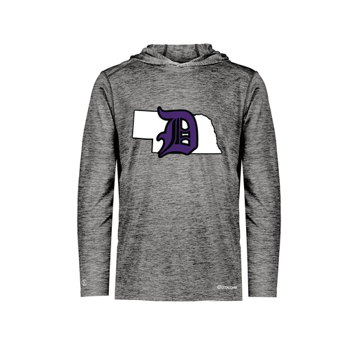 [FOLHCGBK-AS-LOGO1] Decker Men's Charge Hoodie (Adult S, Black, Logo 1)