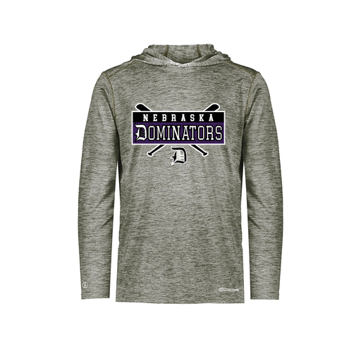 [FOLHCGGY-AS-LOGO2] Decker Men's Charge Hoodie (Adult S, Gray, Logo 2)