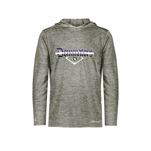 [FOLHCGGY-YS-LOGO3] Decker Youth Charge Hoodie (Youth S, Gray, Logo 3)