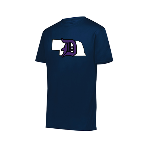 [222818.065.S-LOGO1] Men's Movement Dri Fit Shirt (Adult S, Navy, Logo 1)