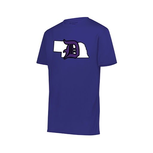 [222818.747.S-LOGO1] Men's Movement Dri Fit Shirt (Adult S, Purple, Logo 1)