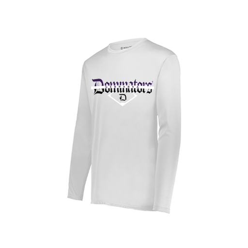 [222822.005.XS-LOGO3] Men's LS Smooth Sport Shirt (Adult XS, White, Logo 3)