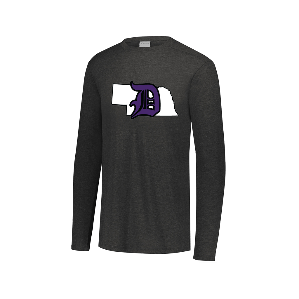 Decker Men's Tri-Blend T-Shirt - Long Sleeve