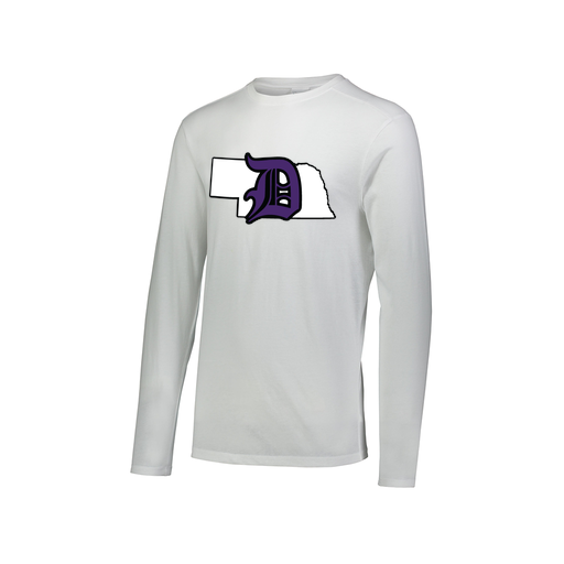 [3075.005.XS-LOGO1] Men's LS Ultra-blend T-Shirt (Adult XS, White, Logo 1)
