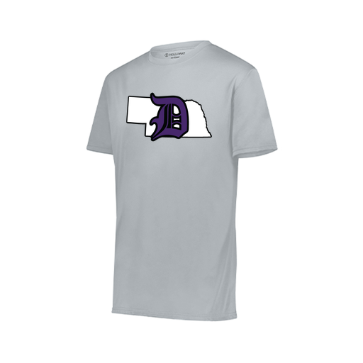 [222819.099.XXS-LOGO1] Youth Movement Dri Fit Shirt (Youth XXS, Silver, Logo 1)