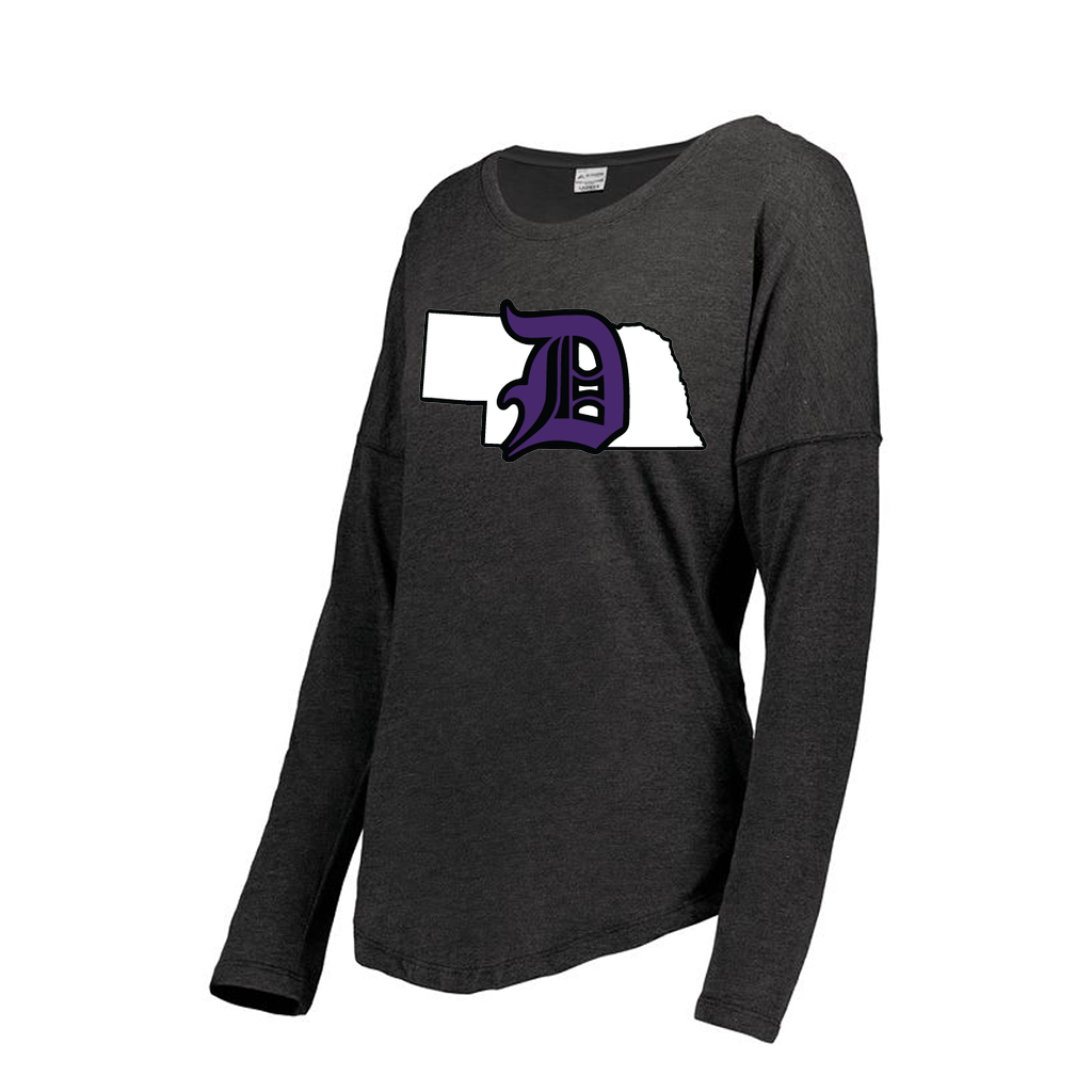 Decker Women's Tri-Blend T-Shirt - Long Sleeve